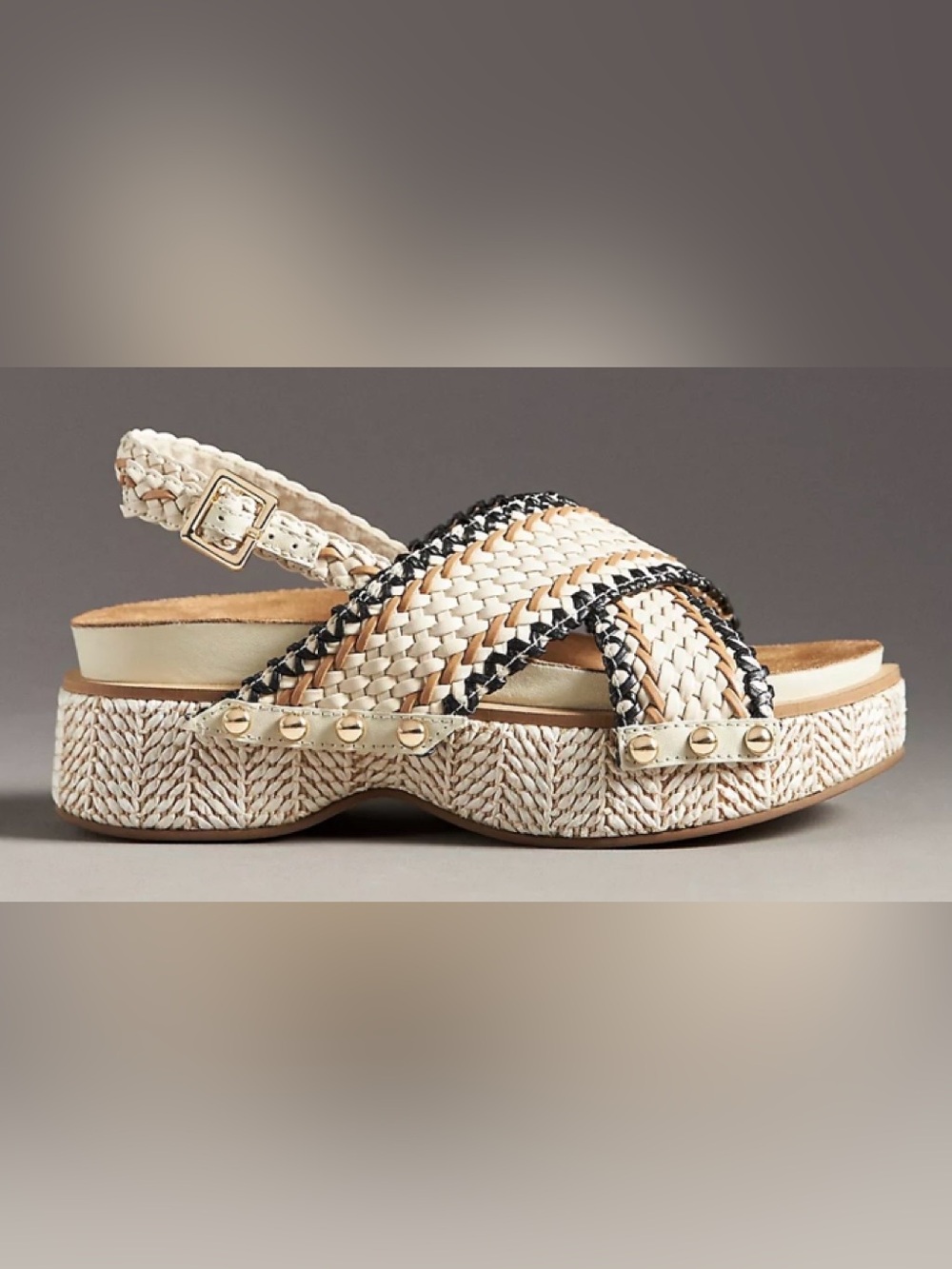Kelsi Dagger Brooklyn Pace Raffia Platform Sandals - Anthropologie 9.5